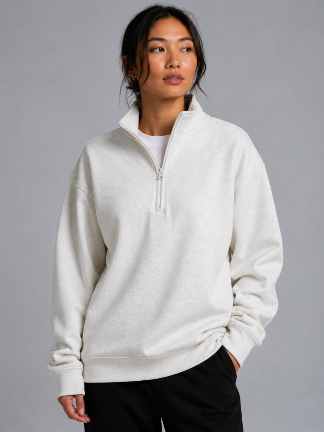ATELIER SNOW QUARTER ZIP 004