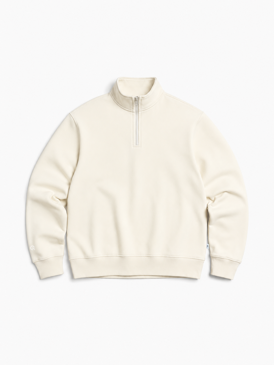 MILK QUARTZ QUARTER ZIP 003