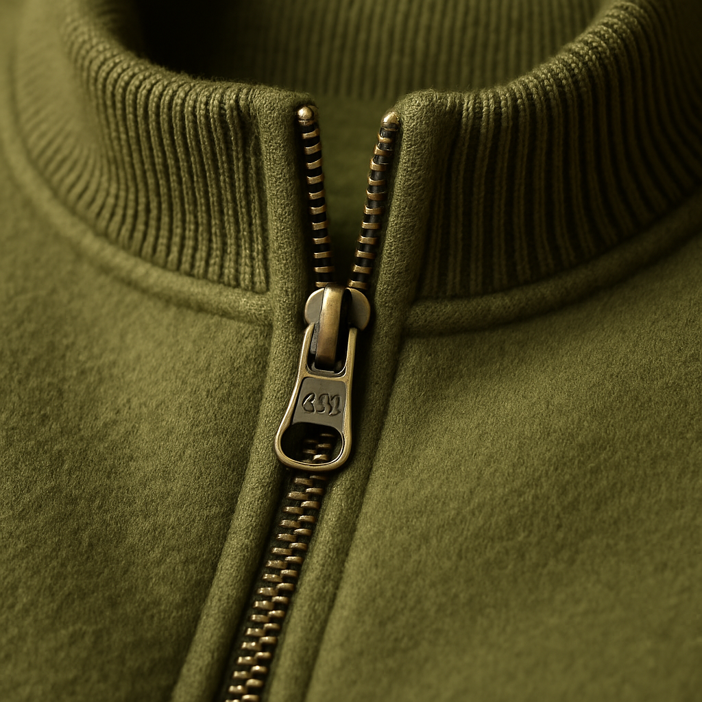 The Quarter-Zip - Dusty Olive