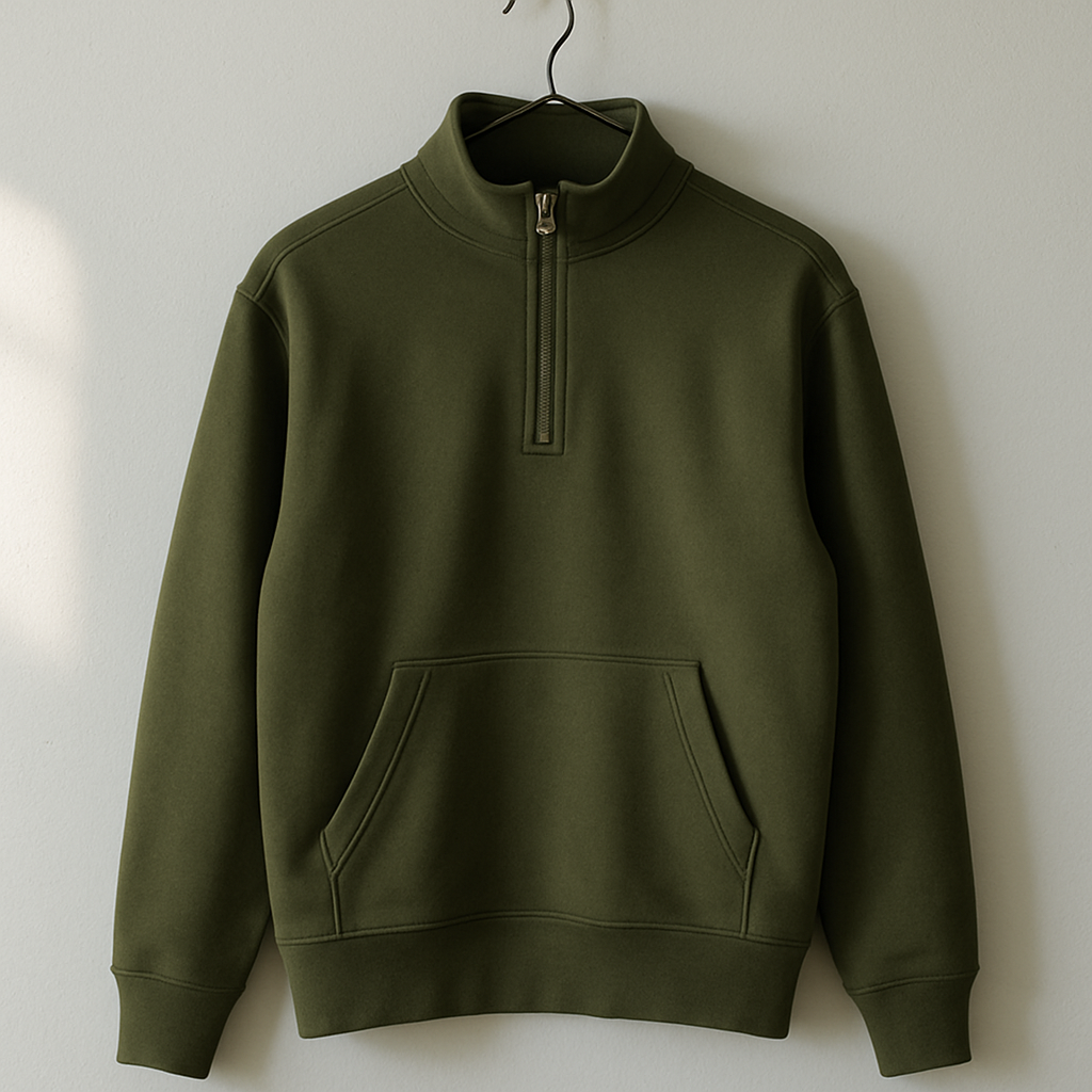 The Quarter-Zip - Dusty Olive