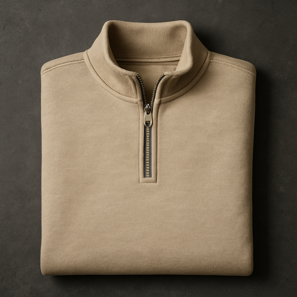 The Quarter-Zip - Quarter Tan