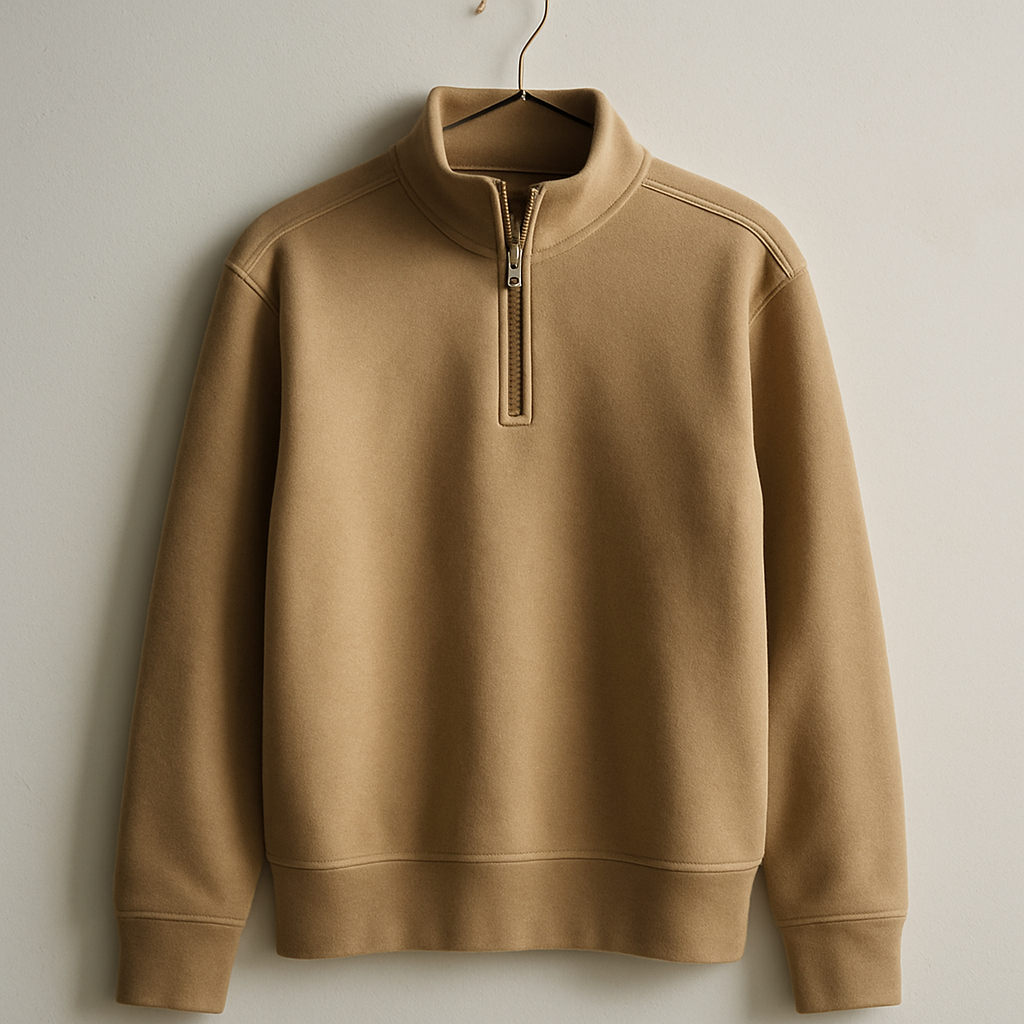 The Quarter-Zip - Quarter Tan